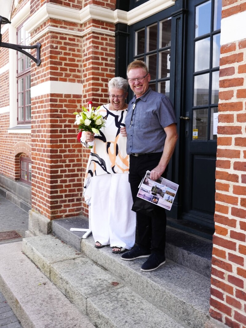 Rene og jeg blev gift den 05-09-2026