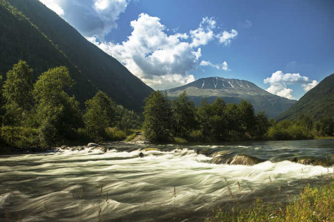 Gautatoppen 1860m  i Norge