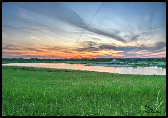 Solnedgang 