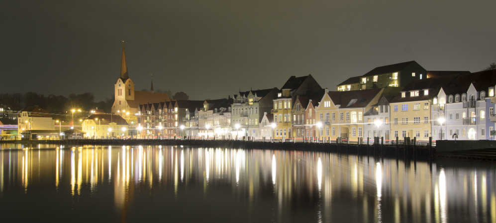 Sønderborg by night