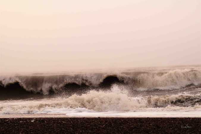 Stenbjerg landing i storm