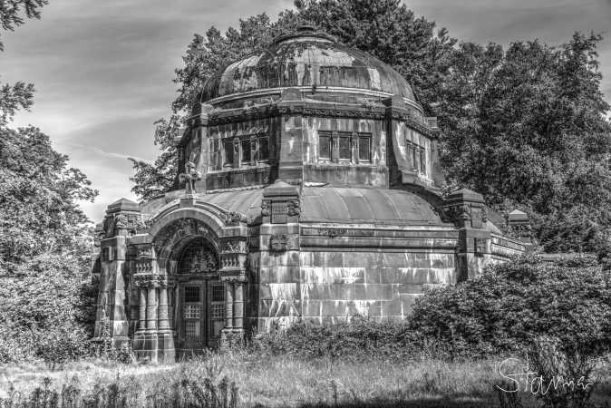 Kapel på Ohlsdorf Kirkegård ved Hamburg.