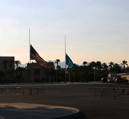 flag på halv san diego