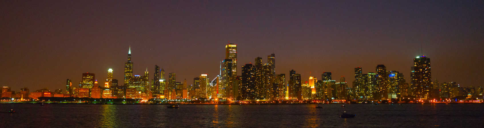 Chicago by night