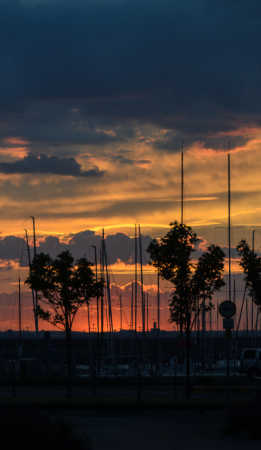 solnedgang i Irland 