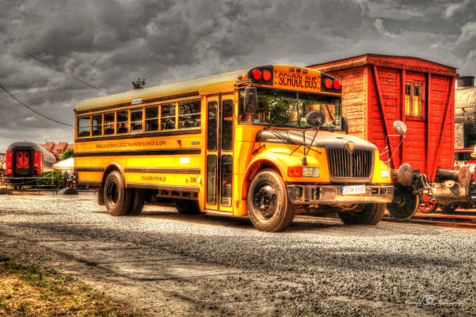 Skolebus HDR