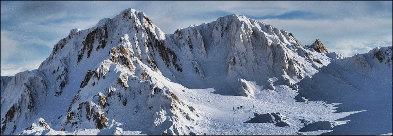 Snowy mountain