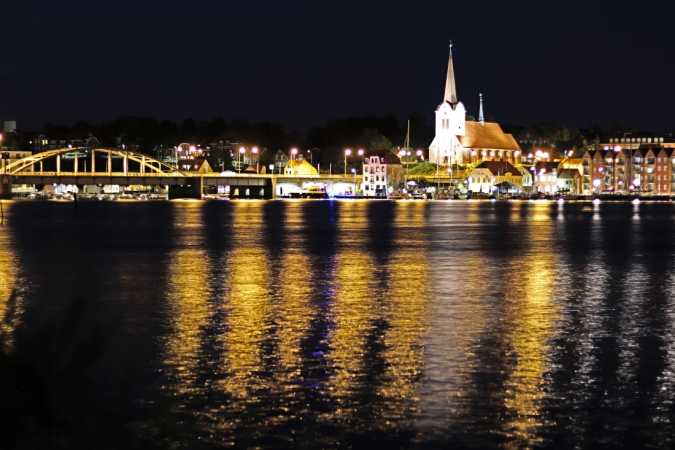 Sønderborg by night