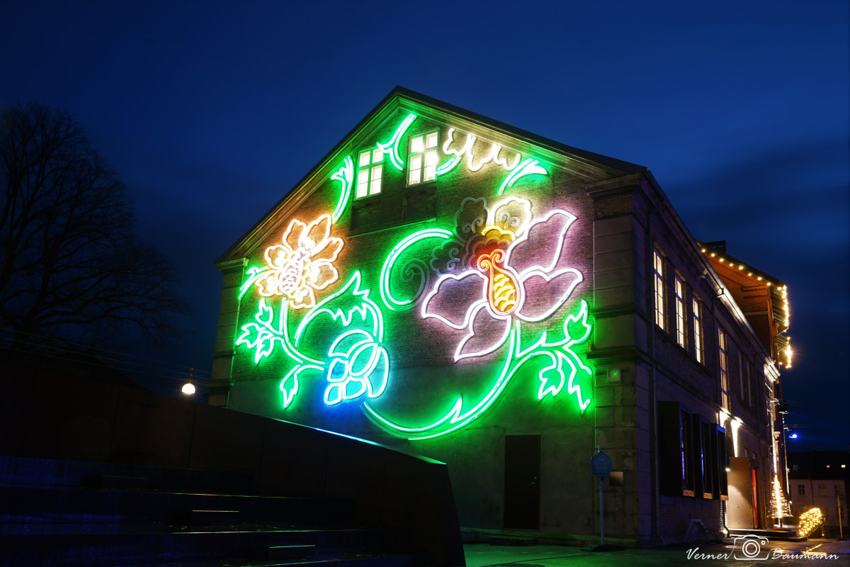 Neon Kunst Verner Baumann