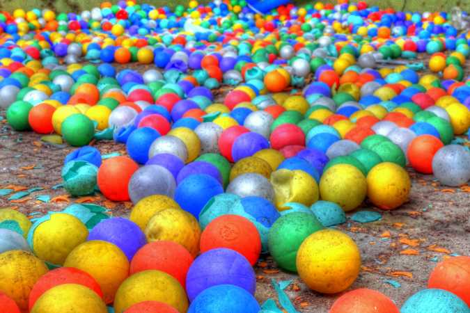 Mange farverige bolde :)