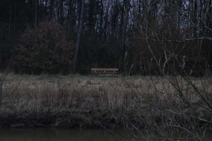 En ensom bænk 