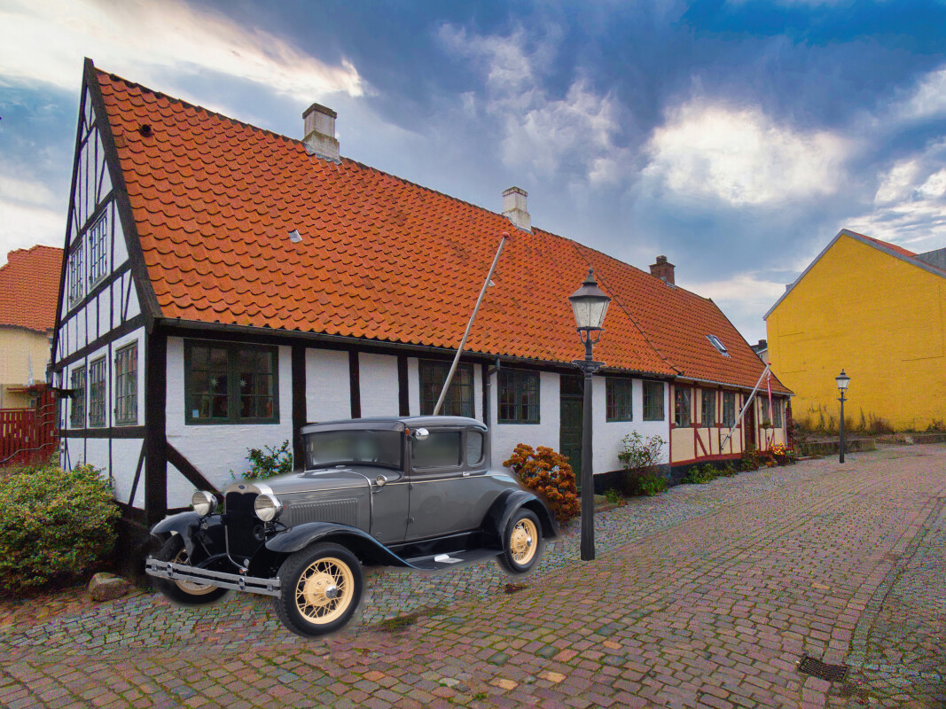 Gammle huse i Haderslev  – Hans Johnsen