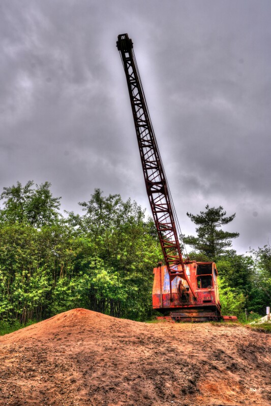 Gammel rusten kran HDR – verner baumann