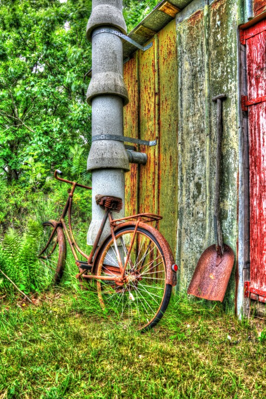 Rusten cykel HDR – verner baumann