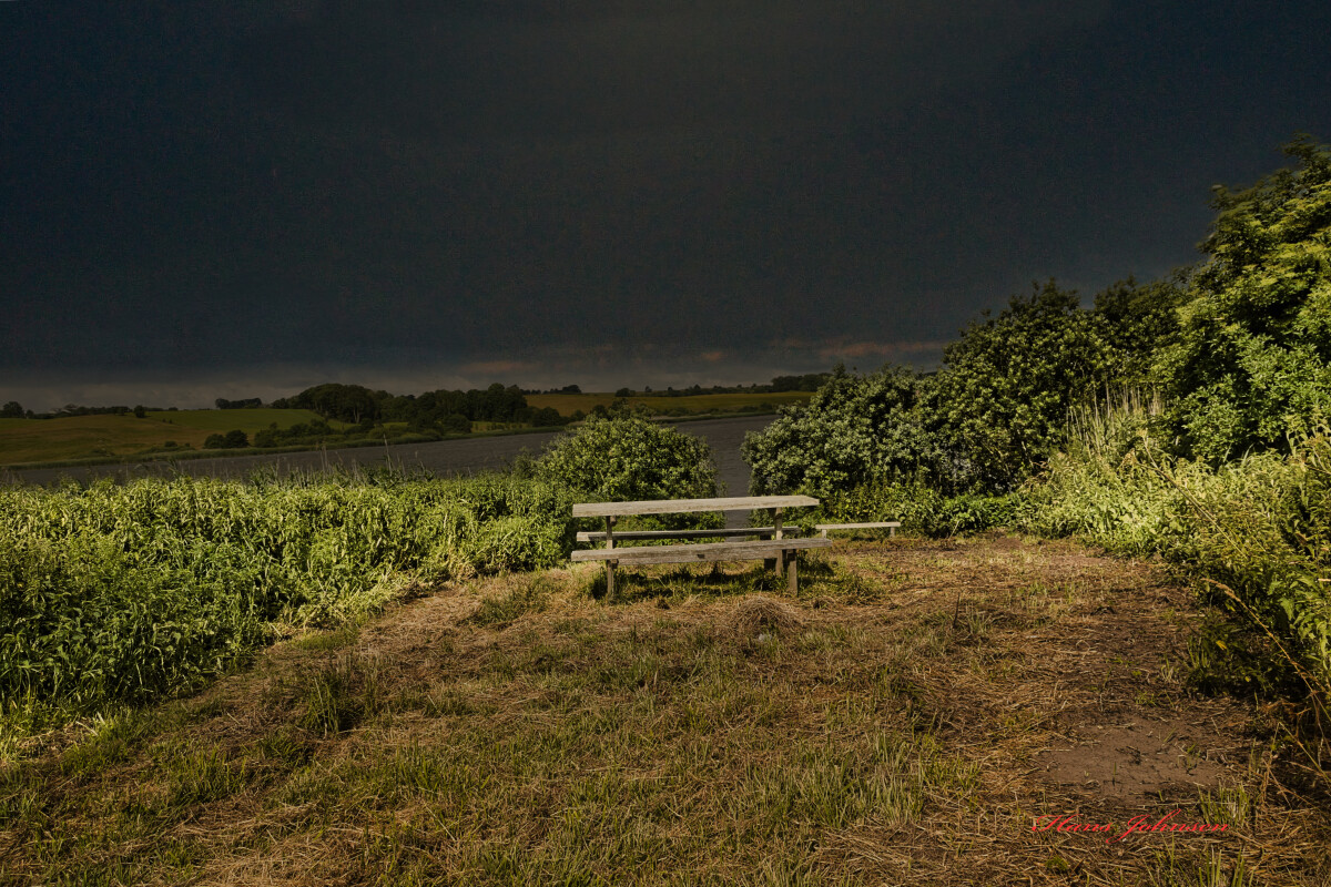 en aftenstund ved Slivsø – Hans Johnsen
