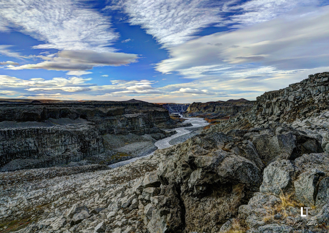 dal ved Dettifoss på Island – Leif Thøisen