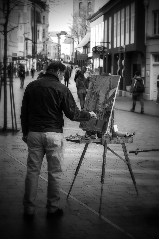 A street painter_ – Stefano Livi