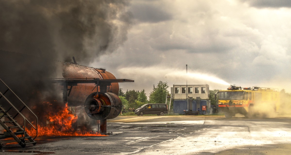 Eagle-6 crashtender in action. – Poul-Erik Friedrichsen