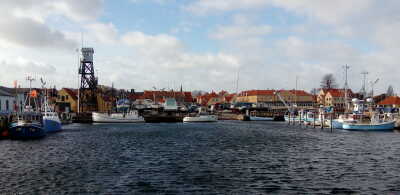 Dragør havn set fra vandet
