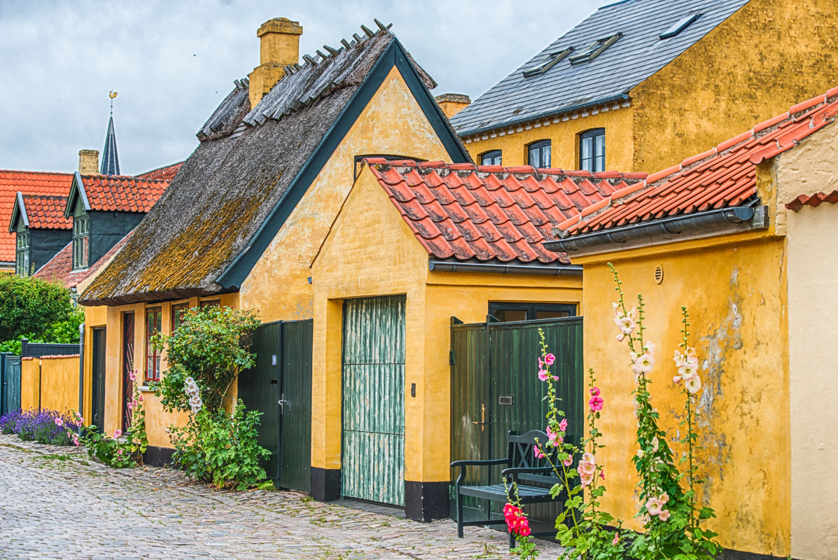 Motiv fra Dragør – Povl Bull-Hansen