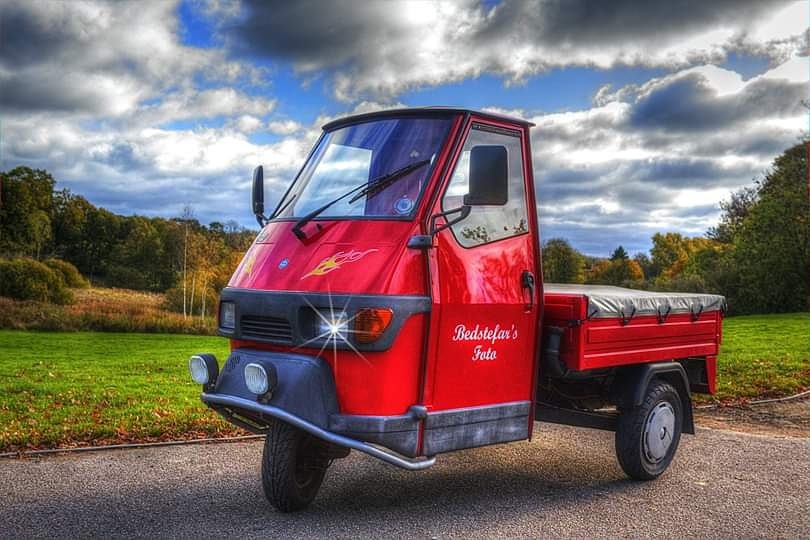 Mit nye køretøj Ape piaggio 50  – Jimmi Lützhøft