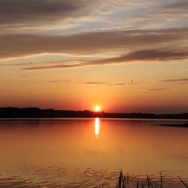 Solnedgang ved Slivsø