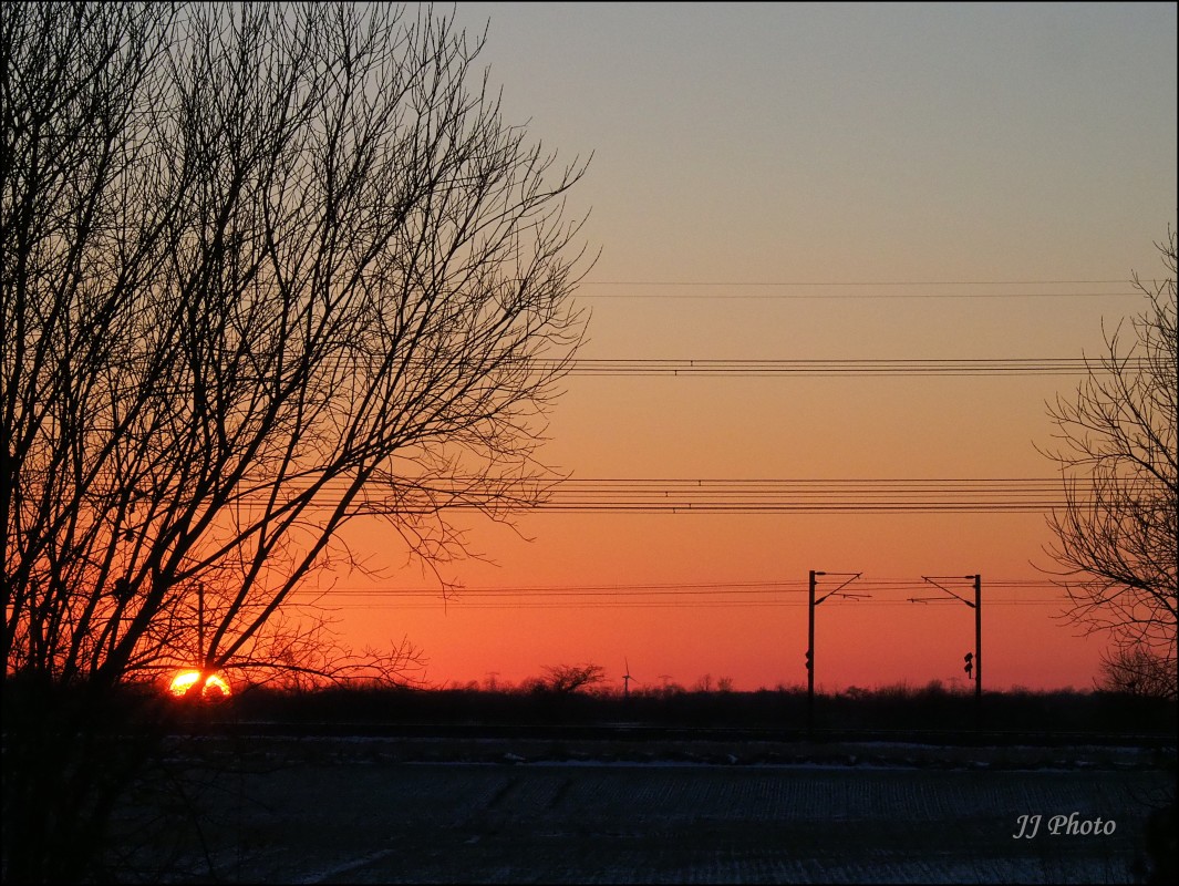 Solnedgang.  – Jeanette Jensen